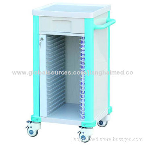Case history trolley, made of ABS plastic, CE/ISO 9001 certified